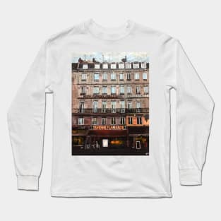 France, Beer, Chips, Mussels Long Sleeve T-Shirt